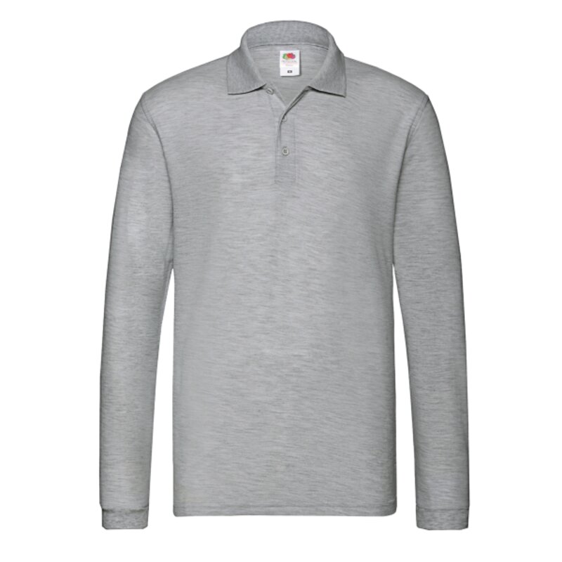 Premium long sleeve polo Thumbnail