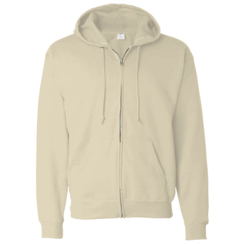 Softstyle™ midweight fleece adult full-zip hooded sweatshirt Thumbnail