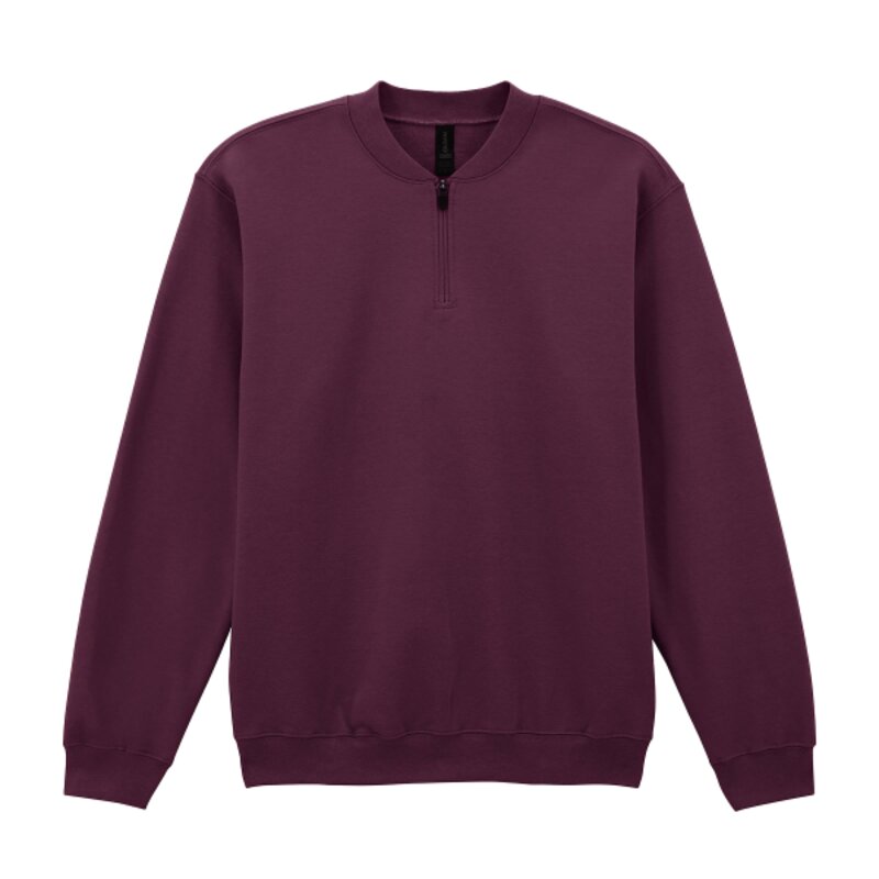 Softstyle™ midweight adult fleece 1/4-zip sweatshirt Thumbnail