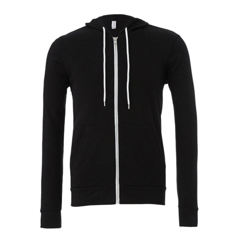 Unisex polycotton fleece full-zip hoodie Thumbnail